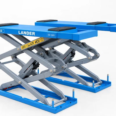Low-Profile Scissor Lift Engineered for Precision, 12,125 lb Capacity, Twin Hydraulic Sync, CE/ISO Compliant