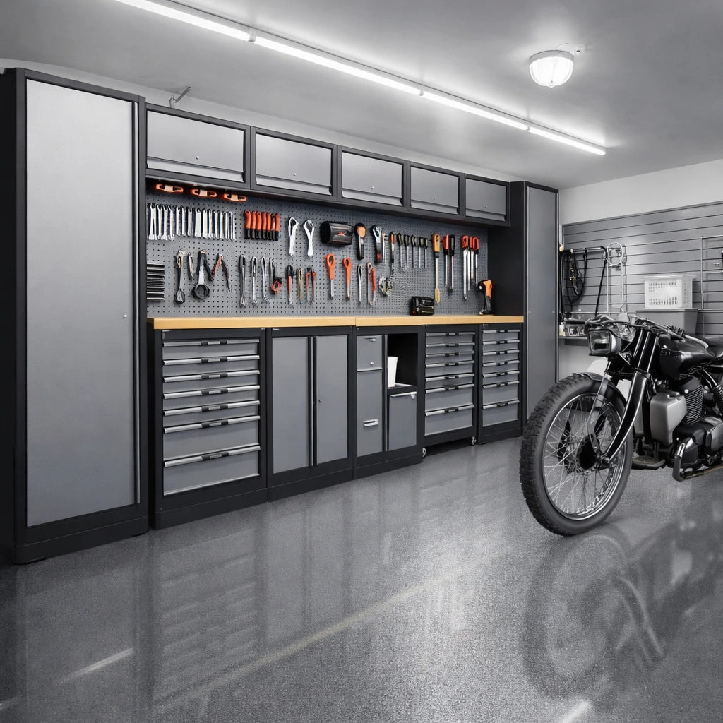 TitanForge WallLine Ultimate Garage Workbench Suite — product view 2
