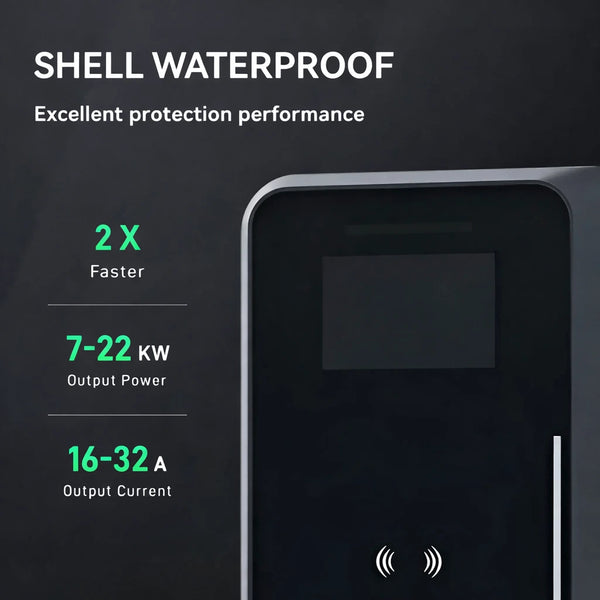 VoltAtelier Onyx Pro 80A EV Wall Charger