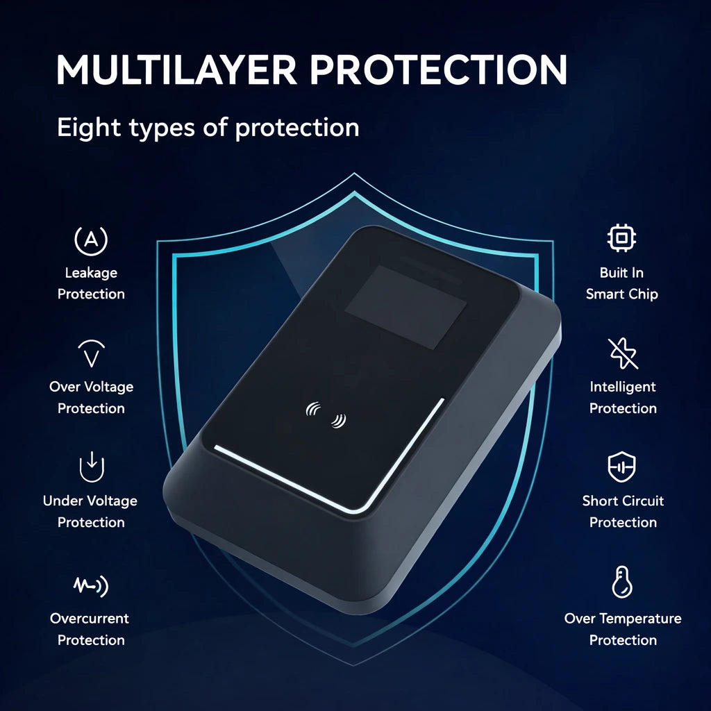 VoltAtelier Onyx Pro 80A EV Wall Charger — product view 3